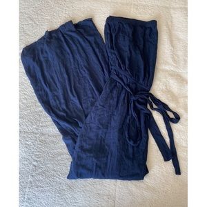 Dark Blue Flowy Jumpsuit